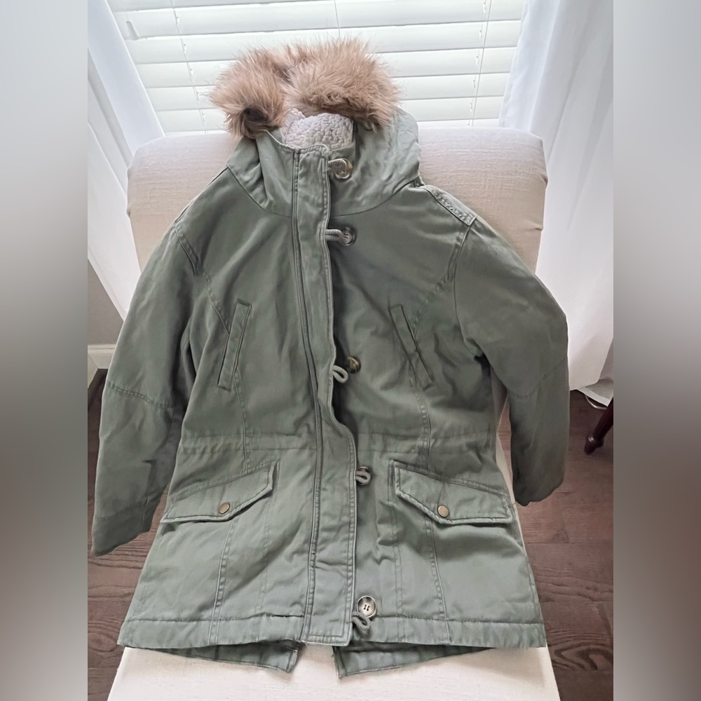 Sebby green jacket size medium